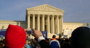 The Supreme Court during the 2011 March for Life