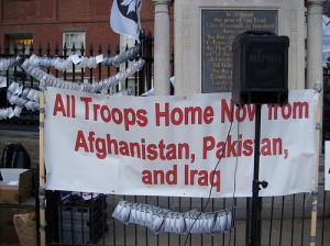 Afghanistan War protest in Boston