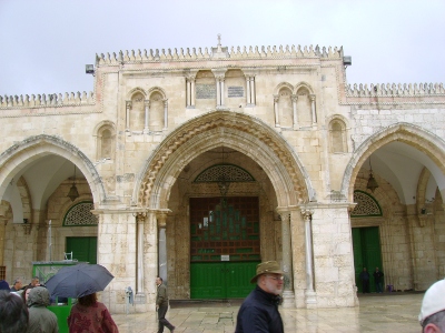 The Al Aqsa Mosque on the Temple Mount. Under a two state solution, a non-Muslim could not take this picture. Does Norah O'Donnell contest this?