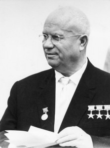 Nikita S. Khrushchev. He might have approved of what is going on in American public schools today.