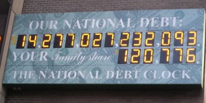 The National Debt Clock - the forgotten fact in the fiscal cliff drama