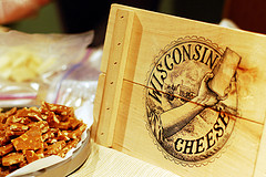 A case of Wisconsin cheese