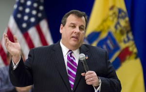 Chris Christie holds a town hall meeting