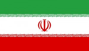 Flag of the Islamic Republic of Iran. Will ships flying this flag close the Strait of Hormuz?