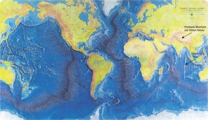 The world's ocean floor, which testifies to the hydroplate theory