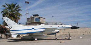 IAI Lavi B-2 prototype at Muzeyon Heyl ha-Avir, Hatzerim, Israel. 2006. With an aircraft like this, Israel can make war on its own.
