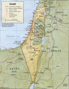 Israel, Judea-Samaria, and Gaza. Only a flawed policy would break this land up.
