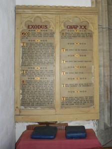 The Ten Commandments, the best illustration of the rule of law in Judeo-Christian tradition
