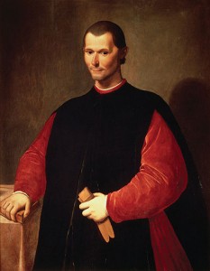 Niccolò Macchiavelli. Why did a Chief Justice of the Supreme Court imitate him?