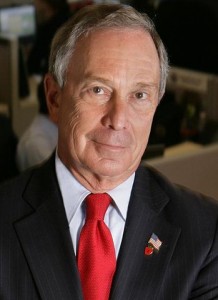 Michael Bloomberg, who called on police to strike for gun control