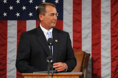 John Boehner, Speaker of the House. Republican he may be, but he is no conservative.