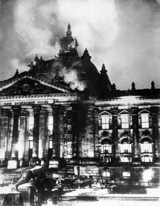 The Reichstag Fire. Adolf Hitler had his minions set it in an almost prototypical false flag pseudo-operation. That kind of provocation is coming to America.