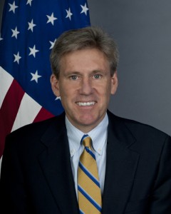 Ambassador Stevens. Put on his tombstone: He died so we could aid the enemy.