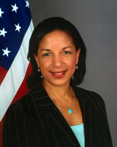 Ambassador Susan Rice. Obama defended her lamely and in fact used her to shield his own ineptitude, or worse.