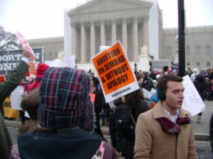 March for Life participants face counterdemonstrators