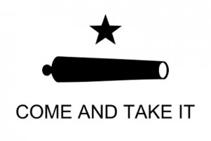 The obvious answer to gun control: Come and take it!