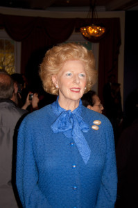 Margaret Thatcher immortalized in wax