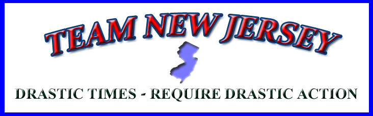 Team New Jersey. Not a party. A team. And right now they say: not another Bush!