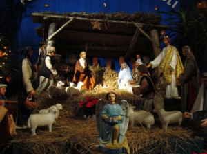 A Christmas Nativity scene - not a bland, nondescript holiday display