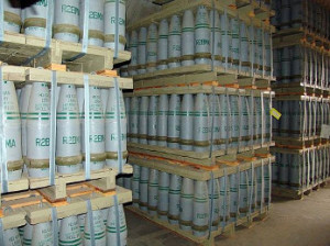 The Syria war is all about the use of chemical weapons, like these the USA still has in storage.