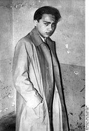 Herschel Grynszpan, patsy of Kristallnacht. The Nazis used him to stoke what they called spontaneous rage.