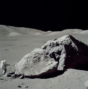 Gene Cernan and Harrison Schmitt discovered a thin atmosphere on the moon, consistent with the moon losing orbital energy to aerobraking about 5300 years ago.
