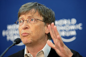 Bill Gates at Davos.