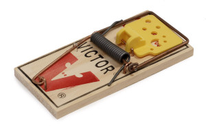 A mousetrap illustrated irreducible complexity, as Michael Behe said explicitly.