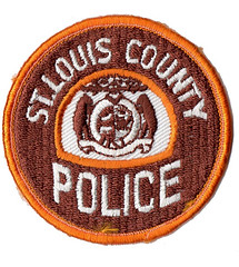 The St. Louis County PD, one of three different agencies now on the scene in Ferguson, Mo.