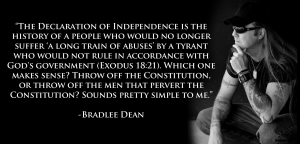 Bradlee Dean comments on the American Declaration of Independence