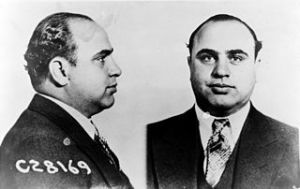Al Capone, the quintessential American racketeer. Are today's racketeers any more legitimate than he?