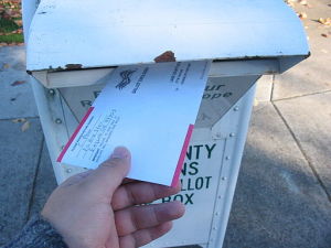 The latest means of voter fraud: vote by mail