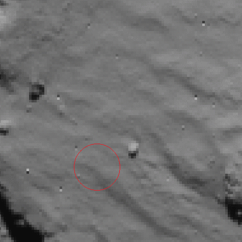 Philae touched down where she intended, but bounced away and into deep shadow.