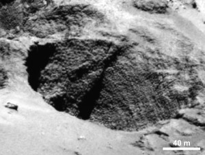 Dinosaur eggs on Comet 67P (image A)