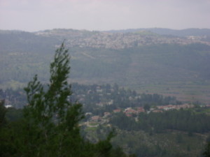 Jerusalem from Yad VaShem: The virginia State Bar might learn something by looking at this vista.