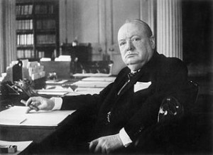 Winston Churchill, an inspiration for Pamela Geller