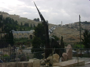 Six-day war memorial in Jerusalem. Consciousness of the Deity made victory possible.