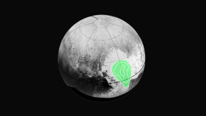 Note the lake of carbon monoxide in the western lobe of the heart on Pluto. Glen Kuban doesn't try to explain this. Neither does NASA, for that matter.