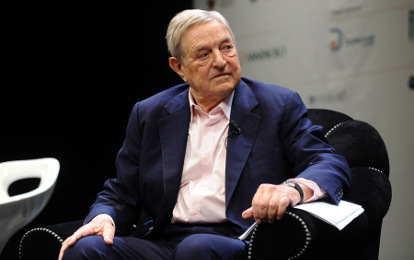 George Soros, Puppet Master and human dragon extraordinaire, member of the hate-America death squad, and collaborator with the Nazis. His motive is obvious, though he tries to hide it. He's also forcing a new realignment in America and worldwide.
