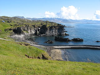 Cliffs in eastern Iceland