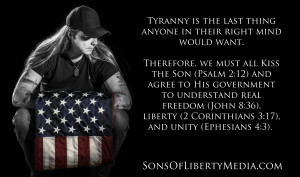 We must wage war against tyranny to stand with God.