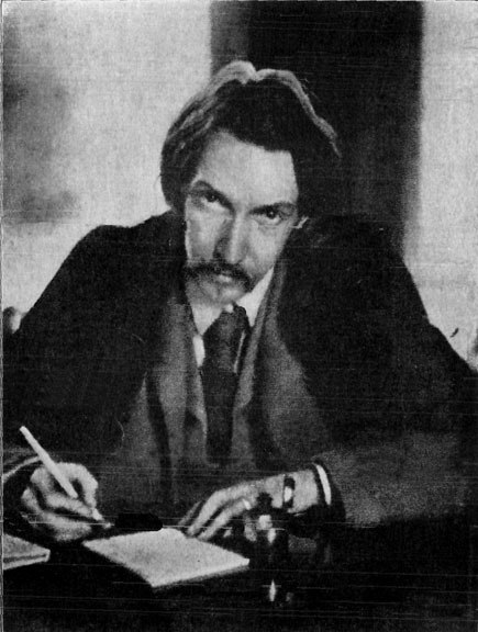 Robert Louis Stevenson, author of "Truth of Intercourse" among other works.