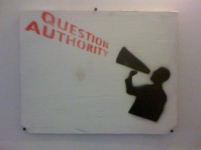 Question authority
