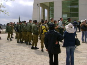 Paratroopers visit Yad VaShem, greatest memorial to Jews, to remind themselves why they defend the Land of Israel. This is indeed a reminder of appropriate vengeance. Here also they remember a special class of Kedoshim, namely martyrs.