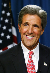 Then-Senator John Kerry (D-Mass.). Photo courtesy The United States Senate.