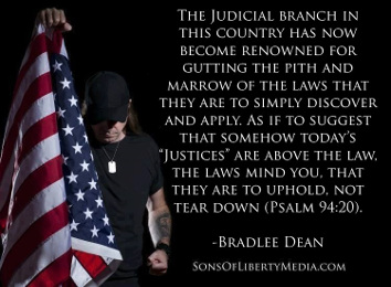 Bradlee Dean on judicial activism