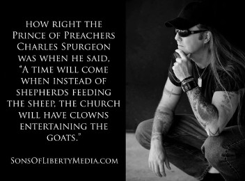 Clowns giving entertainment to goats. Behold the church today. Meanwhile, school shootings continue as the warning against taking God out of the classroom goes unheeded.
