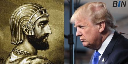 Donald Trump as King Cyrus? Really?