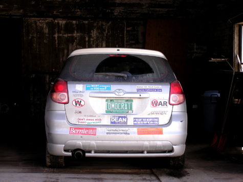 Since the Vermont Democrat who owns this car took this photograph (or someone else did), the Democrat Party has gotten more brazen.