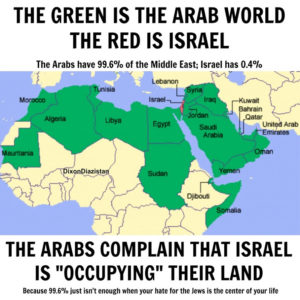 Suicidal Jews don't think about this map.